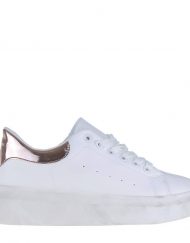 Дамски спортни обувки Gober бяло с бронз цвят