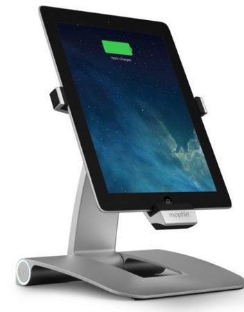 Docking Station, Mophie Powerstand Lightning - алуминиева док станция за iPad, iPhone и iPod с Lightning (21225)