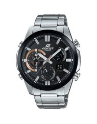 Мъжки часовник Casio Edifice сребрист браслет с термометър