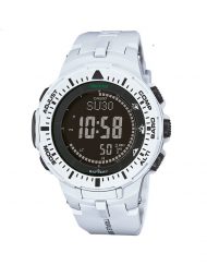 Мъжки часовник Casio Pro Trek бял с черен дисплей