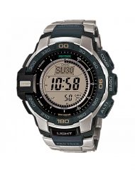 Мъжки часовник Casio Pro Trek сребристо-черен