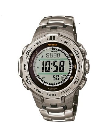 Мъжки часовник Casio Pro Trek стоманен сребрист браслет