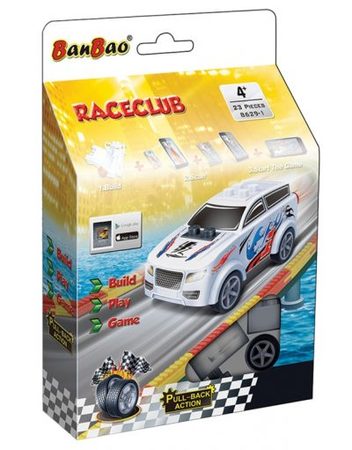 BAN BAO RACECLUB Количка БЯЛ PULL BACK B8629-1