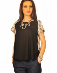 Блуза RVL Fashion rvl_D2120-bluze-dantela-negru negru