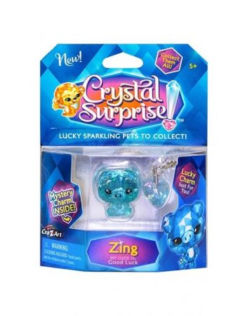 CRYSTAL SURPRISE Блестящо животинче с 2 талисманчета 52002