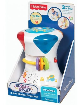 FISHER PRICE Моят първи барабан 2в1