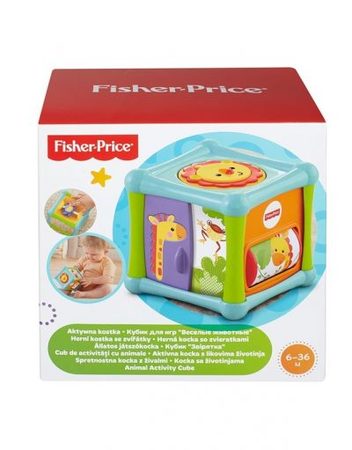 FISHER PRICE Занимателен куб с животни BFH80