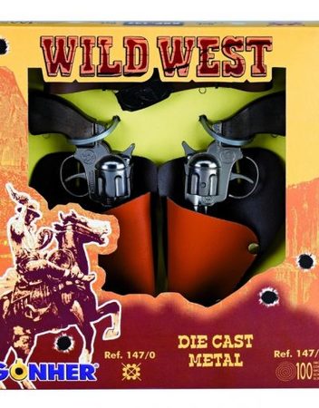 GONHER Мини револвер WILD-WEST 2бр.