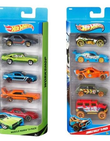 HOT WHEELS Комплект с 5 коли