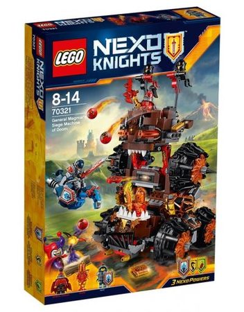 LEGO NEXO KNIGHTS Гибелната обсадна машина на General Magmar 70321