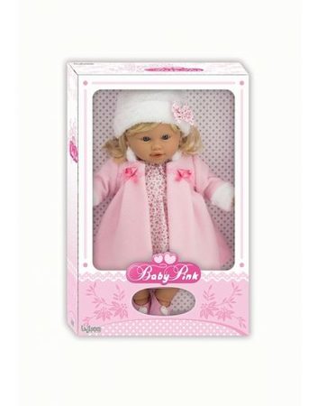 LT Кукла с палто и шапка BABY PINK 98258