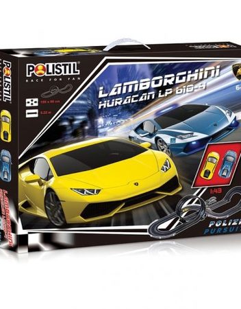 POLISTIL Игрален комплект писта с колички LAMBORGHINI 96032