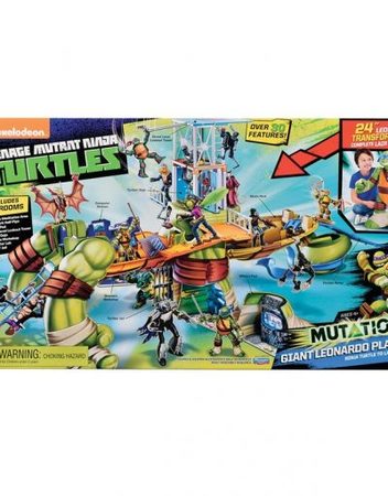 TMNT Игрален комплект - гигантска костенурка ЛЕОНАРДО 61 см.