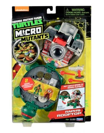 TMNT МИКРО МУТАНТ Костенурка Нинджа МИКРО УБЕЖИЩЕ 87810