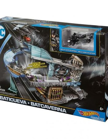 HOT WHEELS Игрален комплект BATCAVE DC DXC79