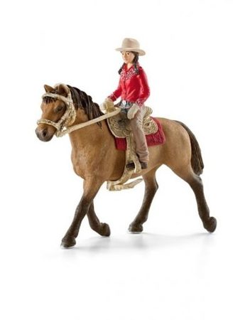 SCHLEICH Фигурка ЖЕНА КАУБОЙ 42112