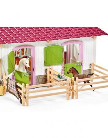 SCHLEICH Комплект ЦЕНТЪР ЗА ЕЗДА С КОНЕ И АКСЕСОАРИ 42344