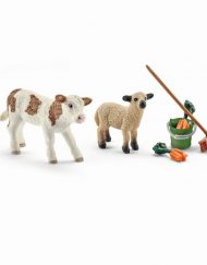 SCHLEICH Комплект фигурки ТЕЛЕ С АГЪНЦЕ И АКСЕСОАРИ 41422