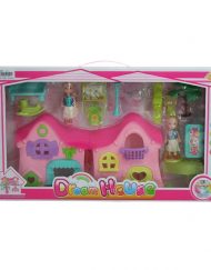 OCIE Комплект къща с две кукли DREAM HOUSE OTE0634844