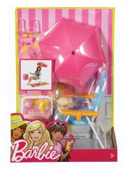 BARBIE Комплект мебели за градината и домашен любимец DXB69