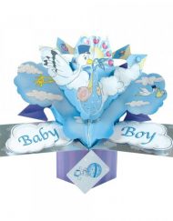 3D POP-UP Картичка BABY BOY POP044