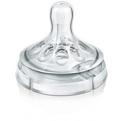 AVENT SCF656/27 Биберон NATURAL Y- прорез за твърди храни 6+, 2бр.