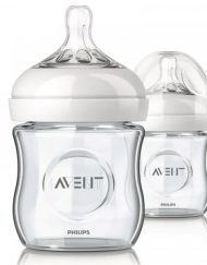 AVENT SCF671/17 Стъклено шише  Natural с биберон Natural с 1 дупка 0м+ 120 мл.