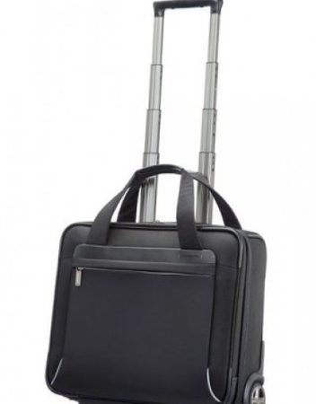 Carry Case, Samsonite Spectrolite Business Case with Wheels, 39.6cm/15.6'', Black (80U.09.011)