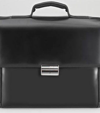 Carry Case, Tucano Optima 15'', естествена кожа, Черен (BOPT)