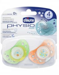 CHICCO Светеща залъгалка силикон PHYSIO AIR 4+ 2 бр. 72733.410