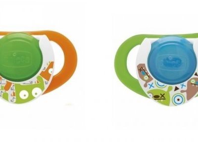 CHICCO Светеща залъгалка силикон PHYSIO RING 12+ 2бр. 72934.410