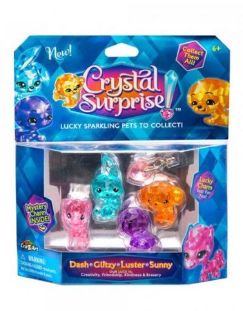 CRYSTAL SURPRISE Блестящи животинчета с 2 талисманчета 52000