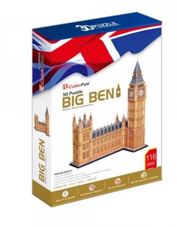 CubicFun 3D Пъзел BIG BEN MC087h