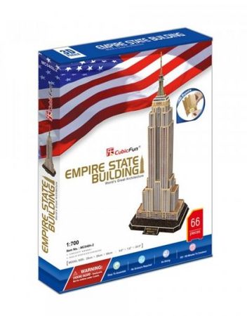 CubicFun 3D Пъзел EMPIRE STATE BUILDING MC048h-2