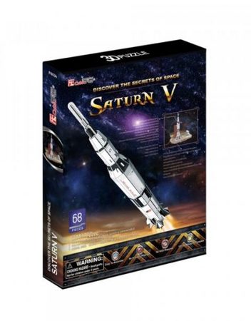 CubicFun 3D Пъзел SATURN V ROCKET P653h