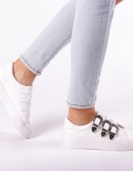 Дамски спортни обувки Hera бели