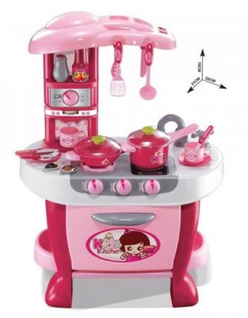 Детска кухня LITTLE CHEF РОЗОВ 1502U125