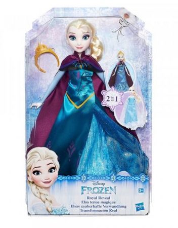 DISNEY FROZEN Трансформираща се кукла 2в1 ЕЛЗА B9203