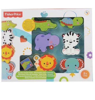 FISHER PRICE Играчка за редене - кула ШАРЕНИ БЛОКЧЕТА CDC52