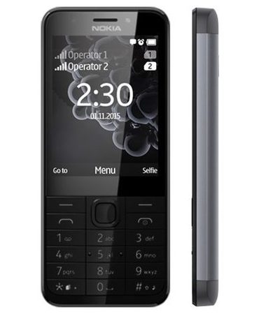 GSM, NOKIA 230, 2.8'', Dark Silver