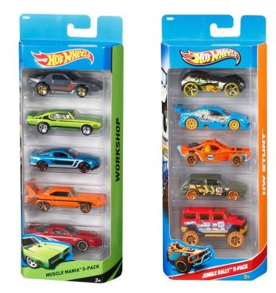 HOT WHEELS Комплект с 5 коли