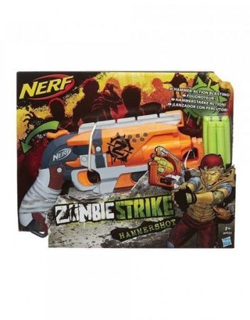 NERF Пистолет ZOMBIE STRIKE HAMMERSHOT A4325