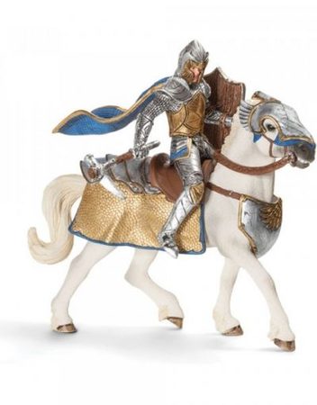 SCHLEICH Фигурка РИЦАР НА ГРИФОНА НА КОН С БОЕН ЧУК 70108