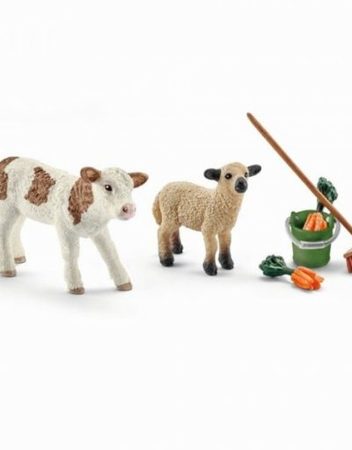 SCHLEICH Комплект фигурки ТЕЛЕ С АГЪНЦЕ И АКСЕСОАРИ 41422