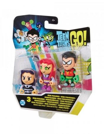 TEEN TITANS GO Комплект мини фигурки 3 бр. DXN78