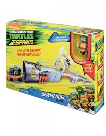 TMNT Игрален комплект ДВУБОЙ НА КОСТЕНУРКИТЕ НИНДЖА T-SPRINTS 97980