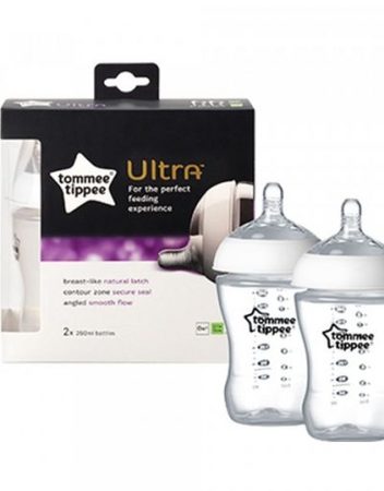 TOMMEE TIPPEE Комплект шише за хранене 2 бр. 260 мл. 0+ ULTRA 42420276