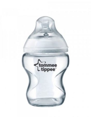 TOMMEE TIPPEE Стъклено шише за хранене 250 мл. EASI VENT 42243877