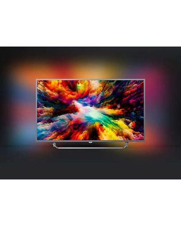 TV LED, Philips 43'', 43PUS7303/12, Smart, Ambilight 3, UHD 4K