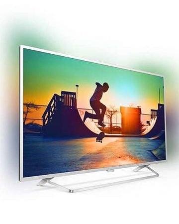 TV LED, Philips 49'', 49PUS6412/12, Smart, 900PPI, Ambilight 2, WiFi, UHD 4K